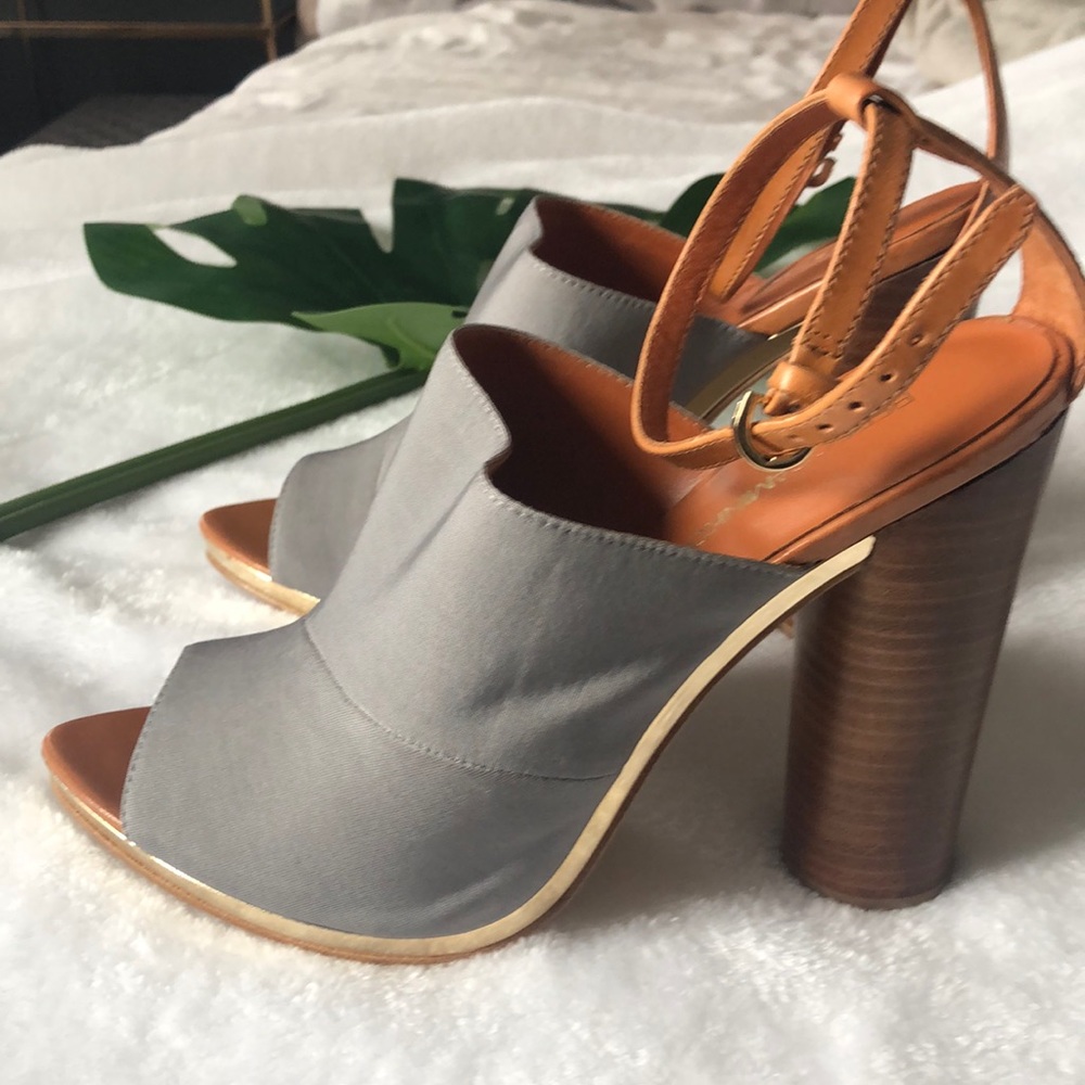 Rebecca Minkoff stacked heel slide